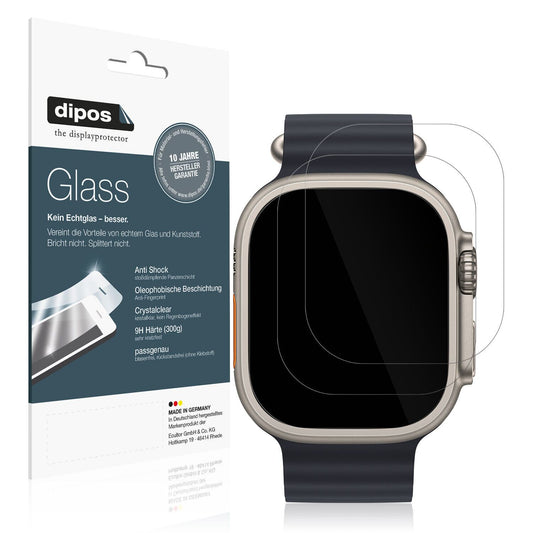 1x 9H Schutzfolie für Apple Watch Ultra Panzerfolie