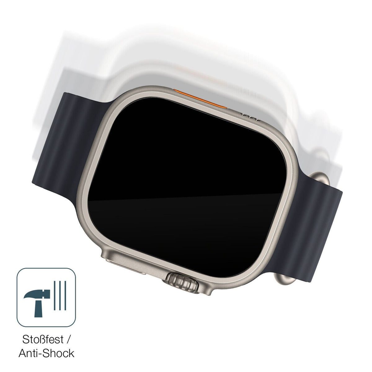 1x 9H Schutzfolie für Apple Watch Ultra Panzerfolie