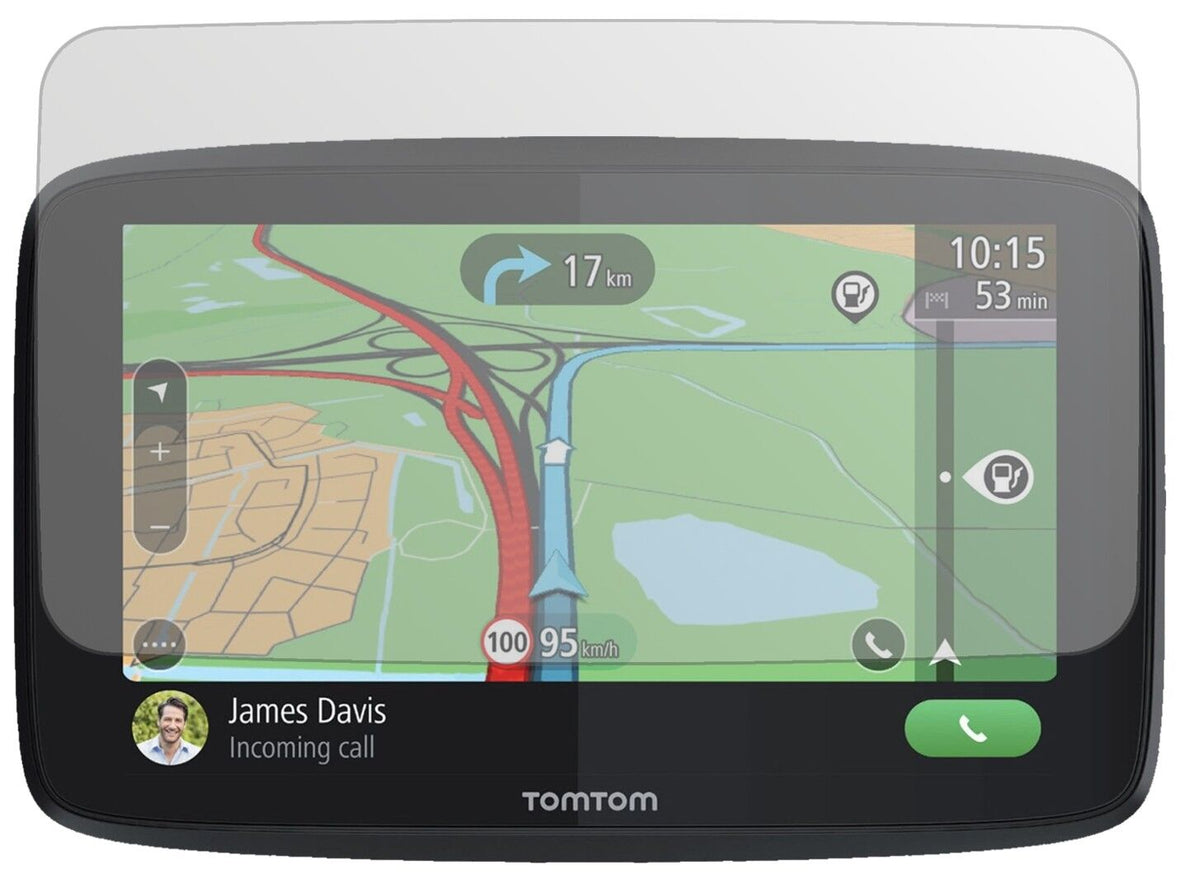 1x Schutzfolie matt für TomTom GO Essential 6 Display-Schutzfolie