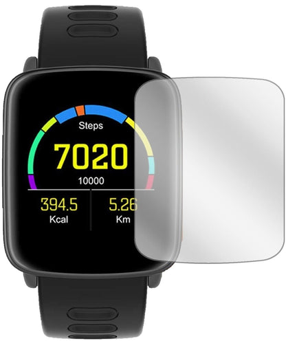 5x Schutzfolie klar für Yamay SW018 Smartwatch Display-Schutzfolie