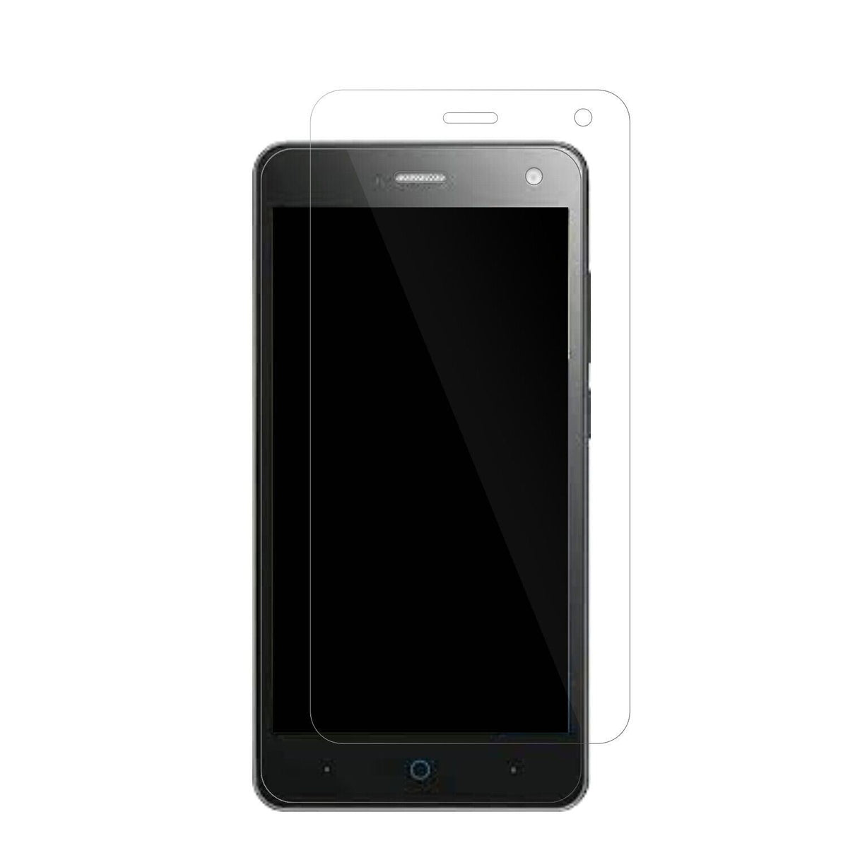ZTEBlade L3 mit aufgebrachter dipos Displayschutzfolie, glasklare Darstellung ohne Einschränkungen