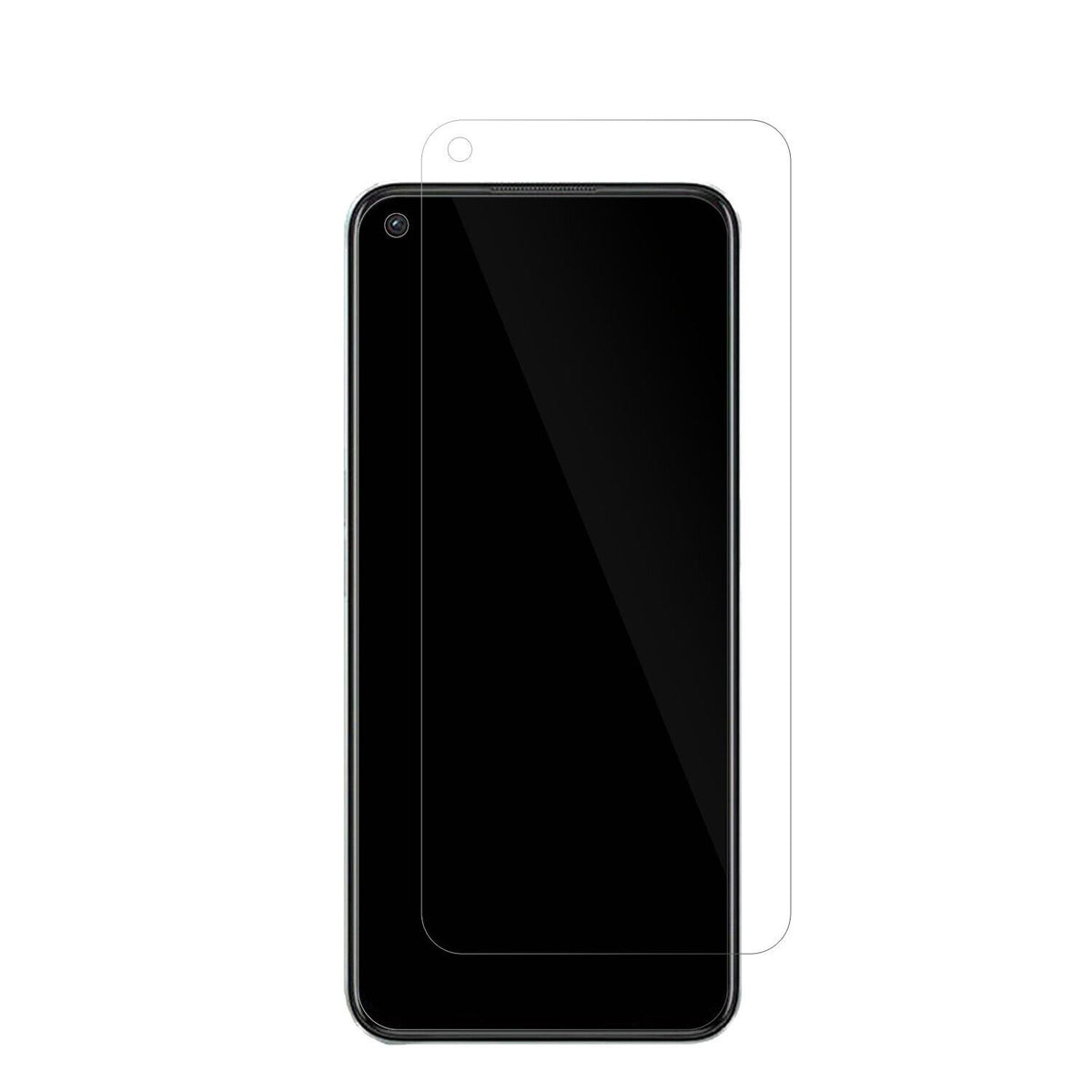 OPPOK10x mit aufgebrachter dipos Displayschutzfolie, glasklare Darstellung ohne Einschränkungen