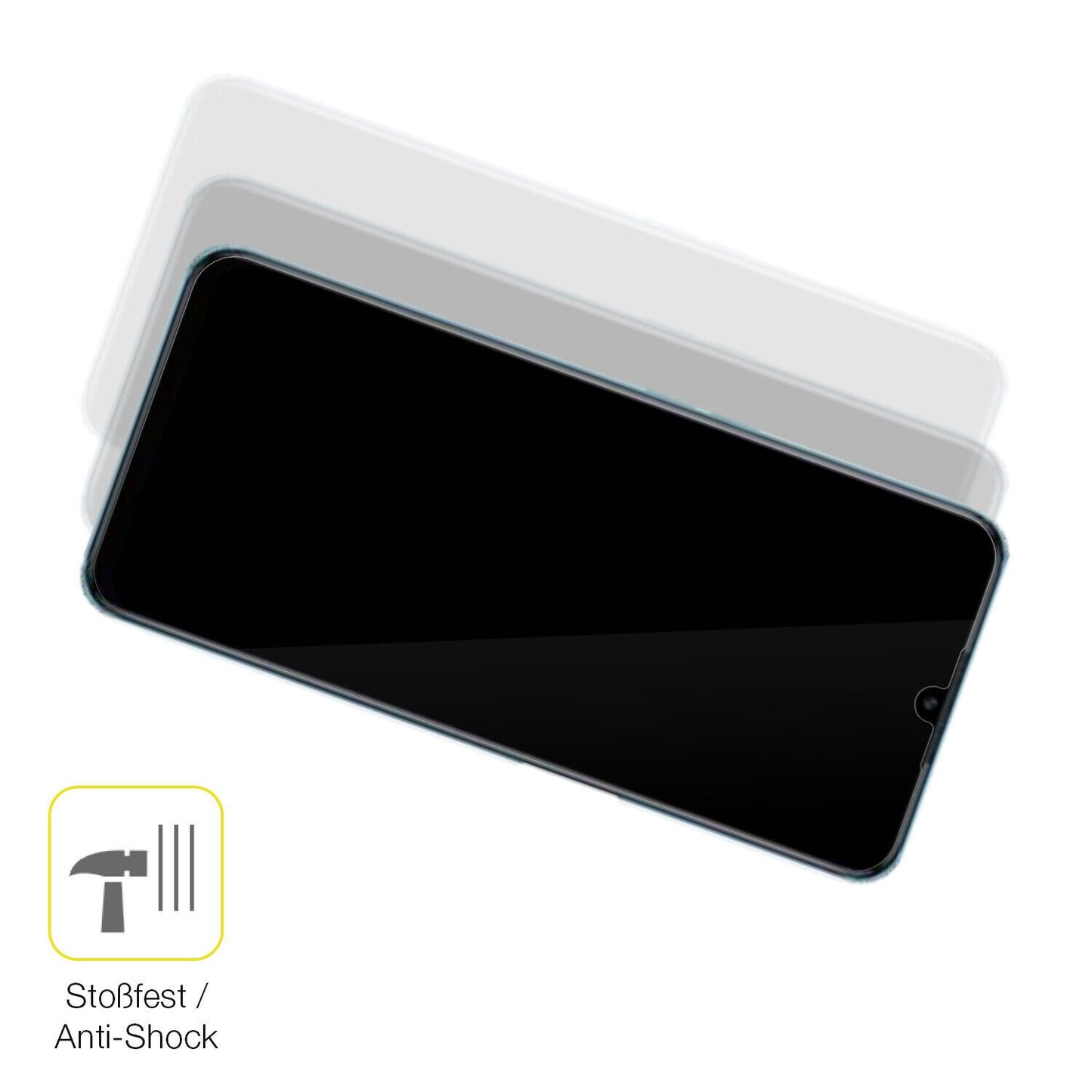 1x 3D Full Cover Schutzfolie für OPPO A56s