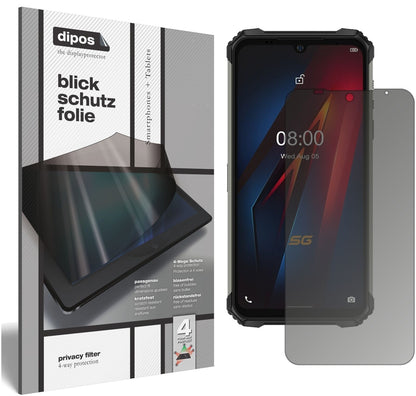 Blickschutzfolie für Ulefone Armor 8 5G matt Schutzfolie Privacy