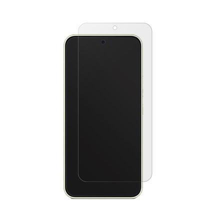 SamsungGalaxy A54 5G mit aufgebrachter dipos Displayschutzfolie, die lästige Fingerabdrücke minimiert