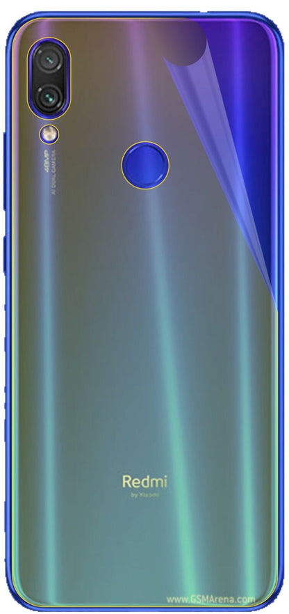 dipos Displayschutz für Xiaomi Redmi Note 7 Pro Rückseite, transparente Oberfläche, geringe Dicke und perfekte Passform