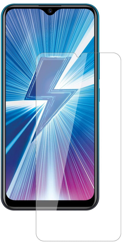 Klare Displayschutzfolie von dipos passend für Vivo Y17, 9H kratzfest und blasenfrei montiert