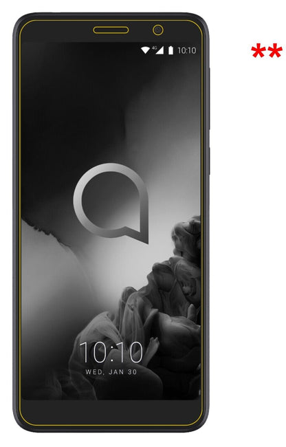 Privatsphäre-Schutz durch Sichtschutz-Folie passend zugeschnitten für Alcatel 1X (2019)