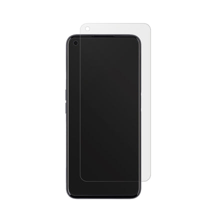 Realme9 5G mit aufgebrachter dipos Displayschutzfolie, die lästige Fingerabdrücke minimiert