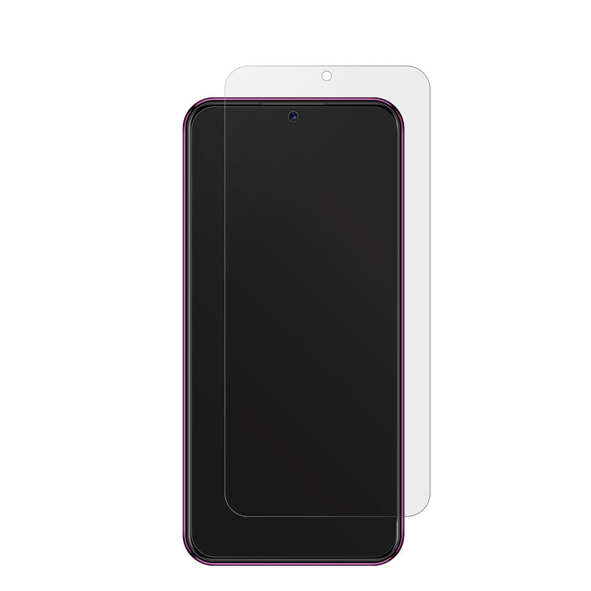 BQ6051G mit aufgebrachter dipos Displayschutzfolie, die lästige Fingerabdrücke minimiert