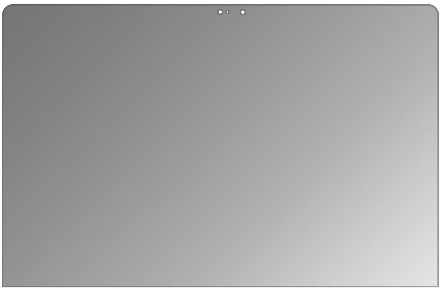 Blickschutzfolie von dipos passend für Apple MacBook Pro 13 Zoll (2019), präziser Zuschnitt und blasenfrei montiert