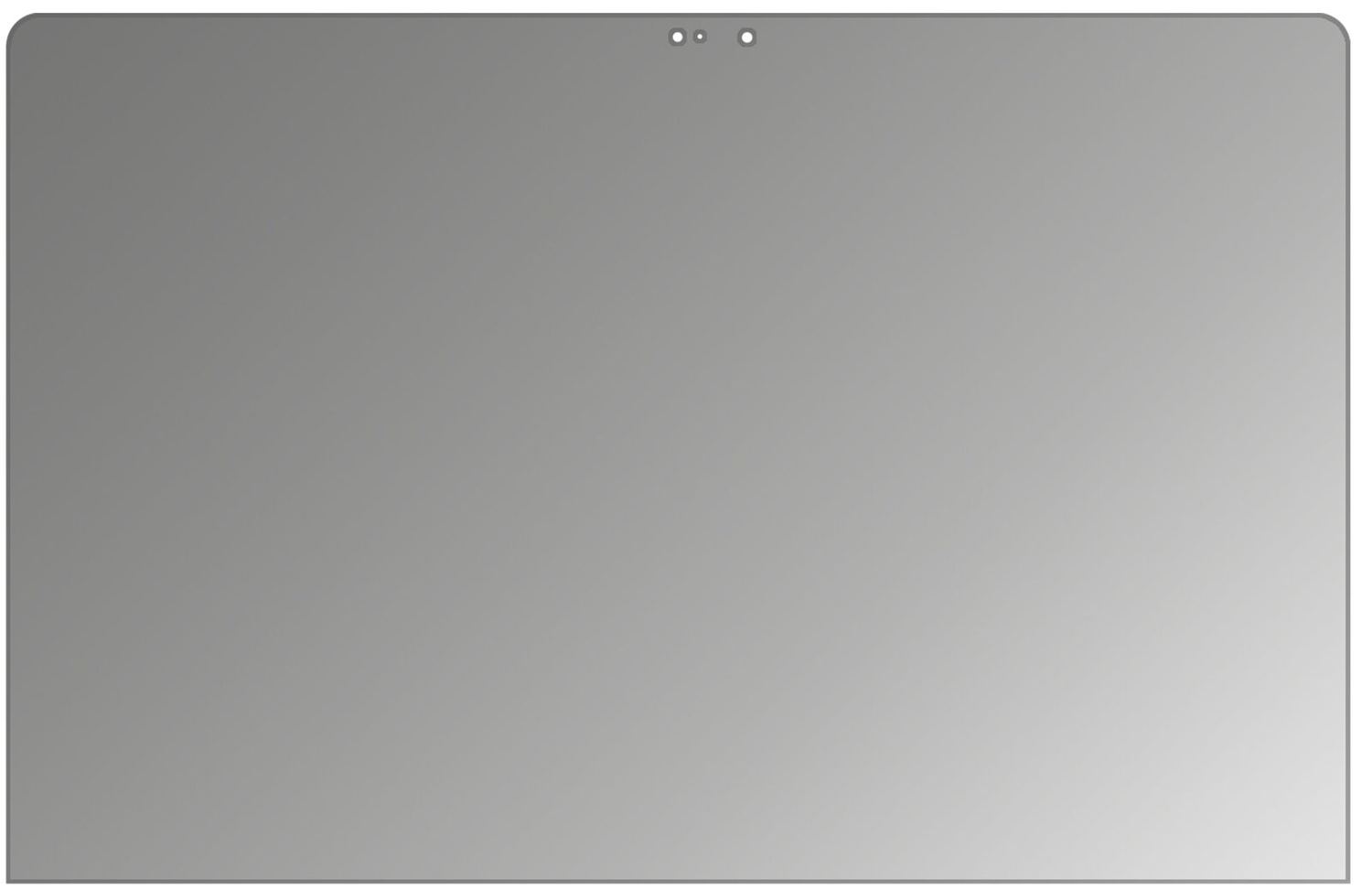 Blickschutzfolie von dipos passend für Apple MacBook Pro 13 Zoll (2019), präziser Zuschnitt und blasenfrei montiert