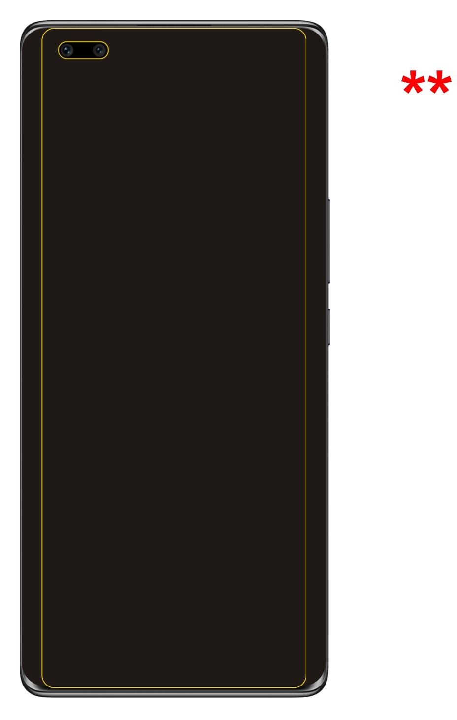 1x 9H Schutzfolie für Honor 50 Pro Panzerfolie