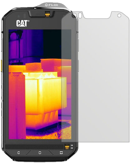Matte Displayschutzfolie von dipos passend für Caterpillar CAT S60, präziser Zuschnitt und blasenfrei montiert