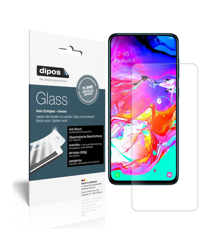1x 9H Schutzfolie matt für Samsung Galaxy A70 Panzerfolie