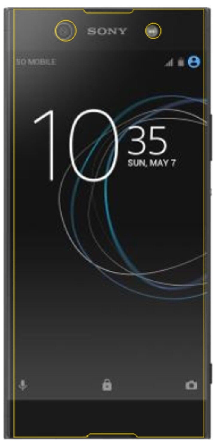 1x 9H Schutzfolie matt für Sony Xperia XA1 Ultra Panzerfolie
