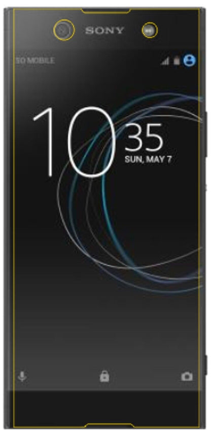1x 9H Schutzfolie matt für Sony Xperia XA1 Ultra Panzerfolie