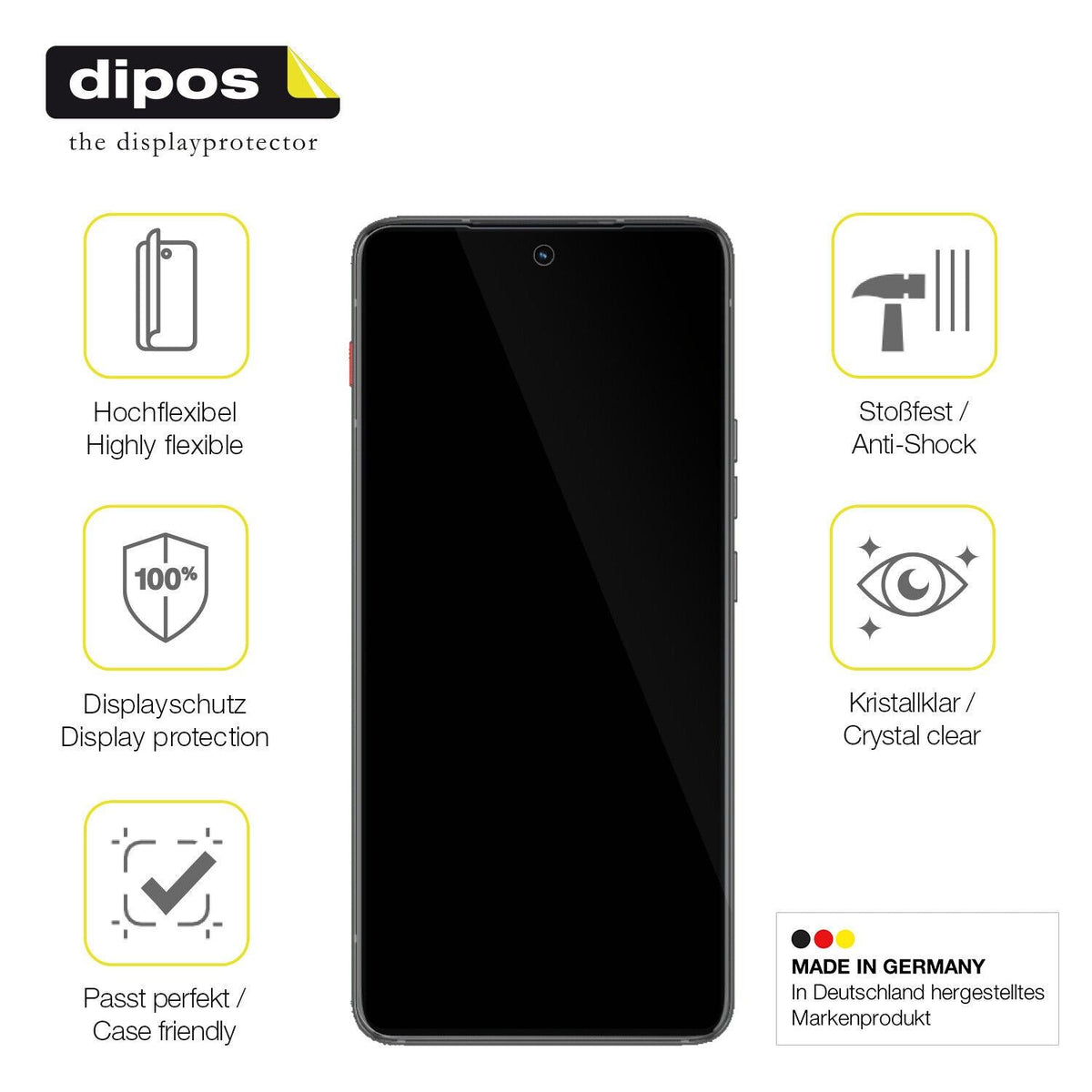 1x 3D Full Cover Schutzfolie für Motorola ThinkPhone