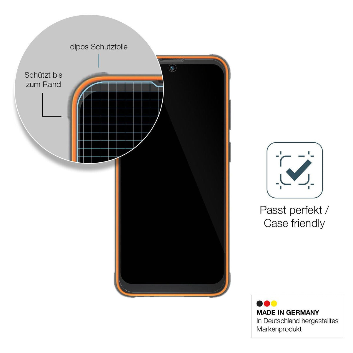1x 9H Schutzfolie für Blackview BV5200 Pro Panzerfolie