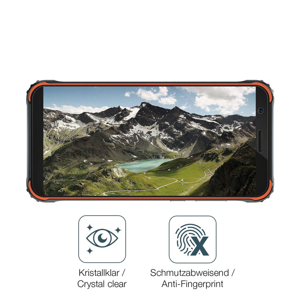 1x 9H Schutzfolie für Blackview BV4900 Pro Panzerfolie