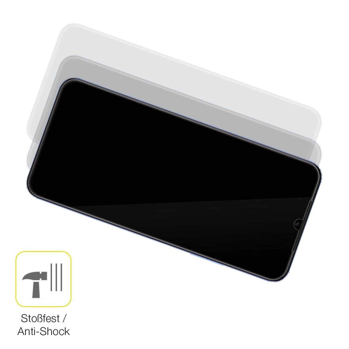 1x 3D Full Cover Schutzfolie für Huawei Nova Y61