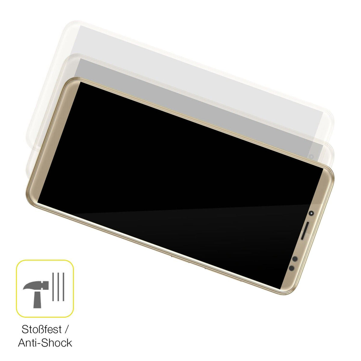 1x 3D Full Cover Schutzfolie für WALTON Primo S6 infinity