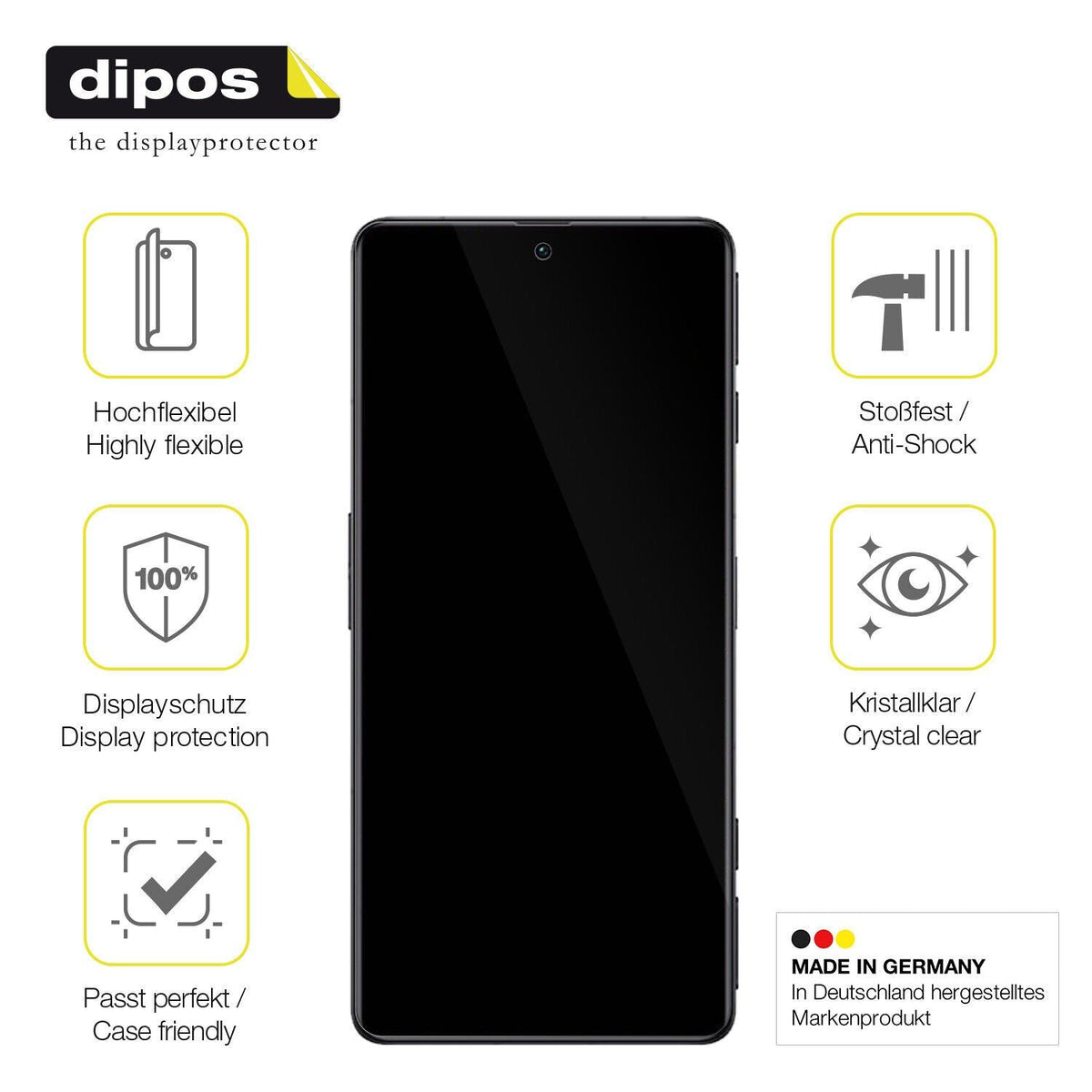 1x 3D Full Cover Schutzfolie für Xiaomi Poco F4
