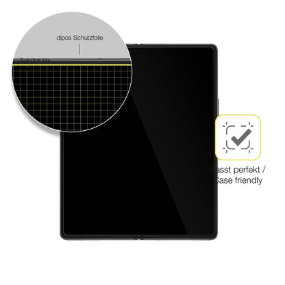 1x 3D Full Cover Schutzfolie für Samsung Galaxy Fold 4