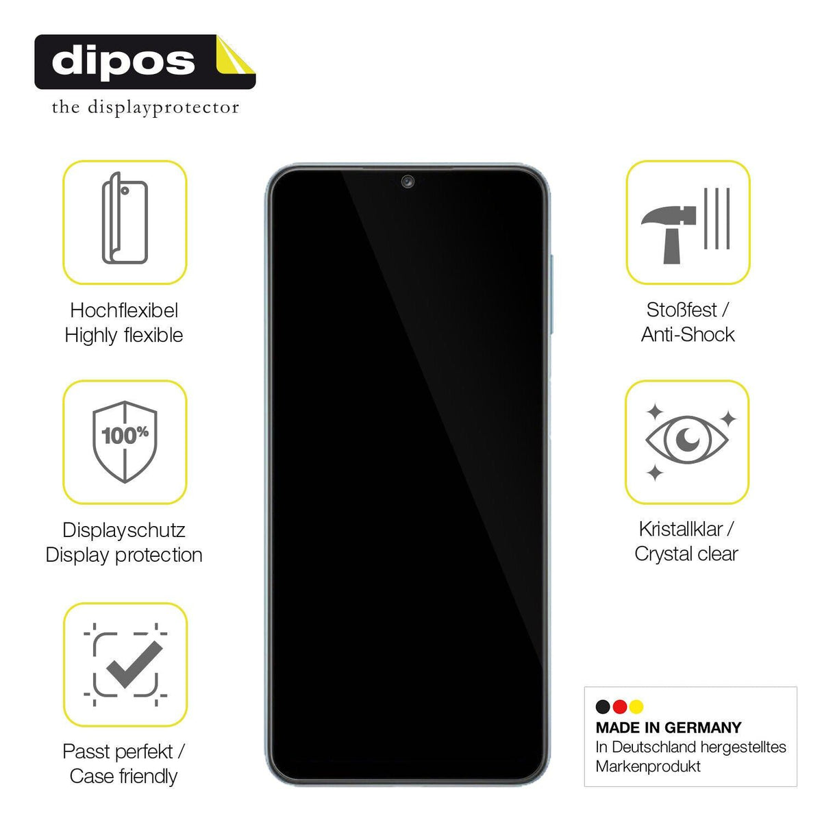 1x 3D Full Cover Schutzfolie für Samsung Galaxy M32 5G