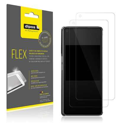 2x 3D Full Cover Schutzfolie für Oppo K10 Pro 5G