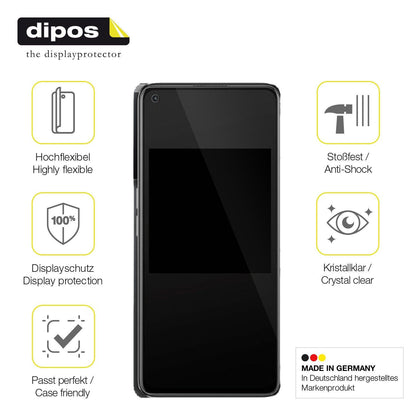 2x 3D Full Cover Schutzfolie für Oppo K10 Pro 5G