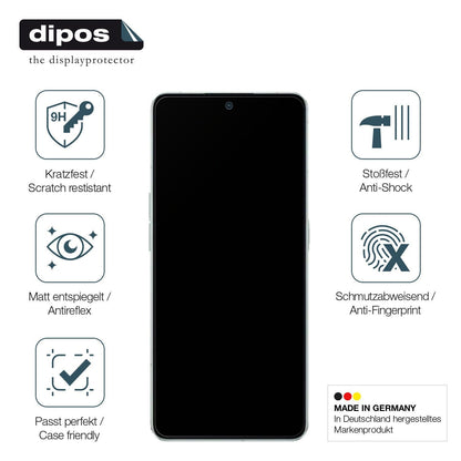 1x 9H Schutzfolie matt für Oppo Reno8 Pro Plus Panzerfolie