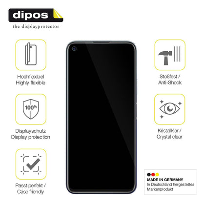 2x 3D Full Cover Schutzfolie für Vivo Y70t