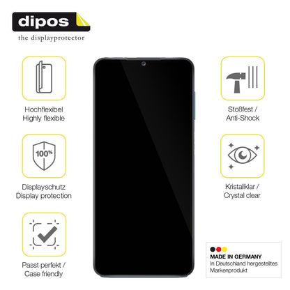 2x 3D Full Cover Schutzfolie für Samsung Galaxy A13 4G