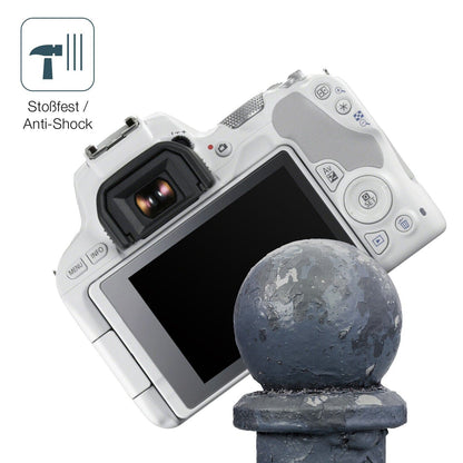 1x 9H Schutzfolie matt für Canon 200D Panzerfolie