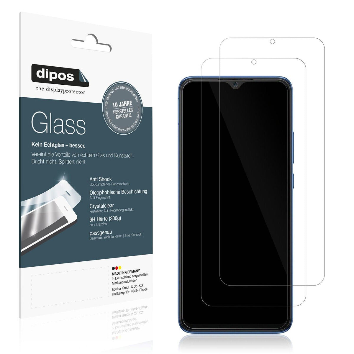 1x 9H Schutzfolie für Xiaomi Redmi 10C Panzerfolie