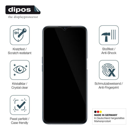 1x 9H Schutzfolie für Oppo A16S Panzerfolie