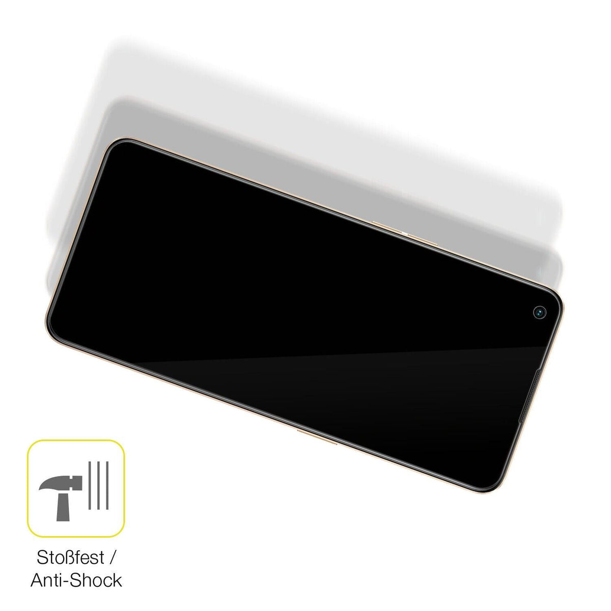 2x 3D Full Cover Schutzfolie für Oppo F21 Pro