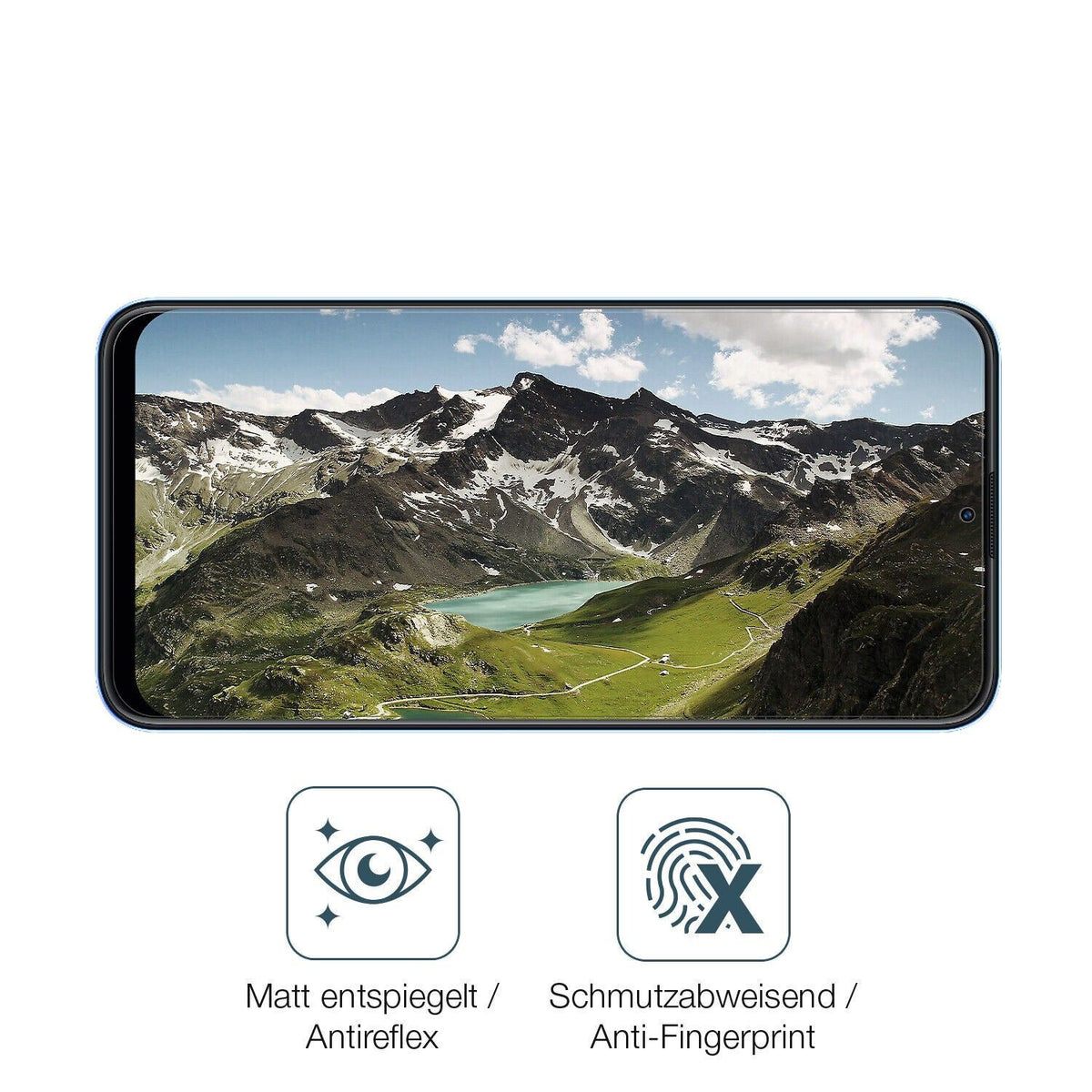 1x 9H Schutzfolie matt für Coolpad Cool 12A Panzerfolie