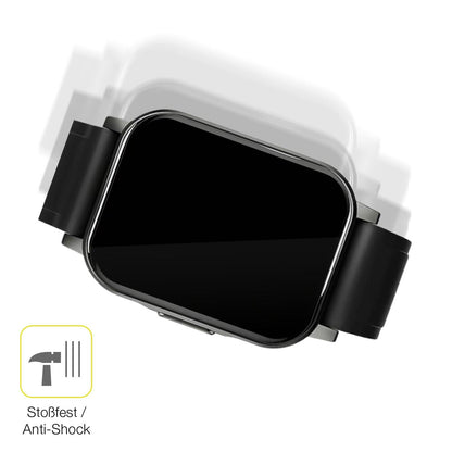 2x 3D Full Cover Schutzfolie für Haylou LS02 watch