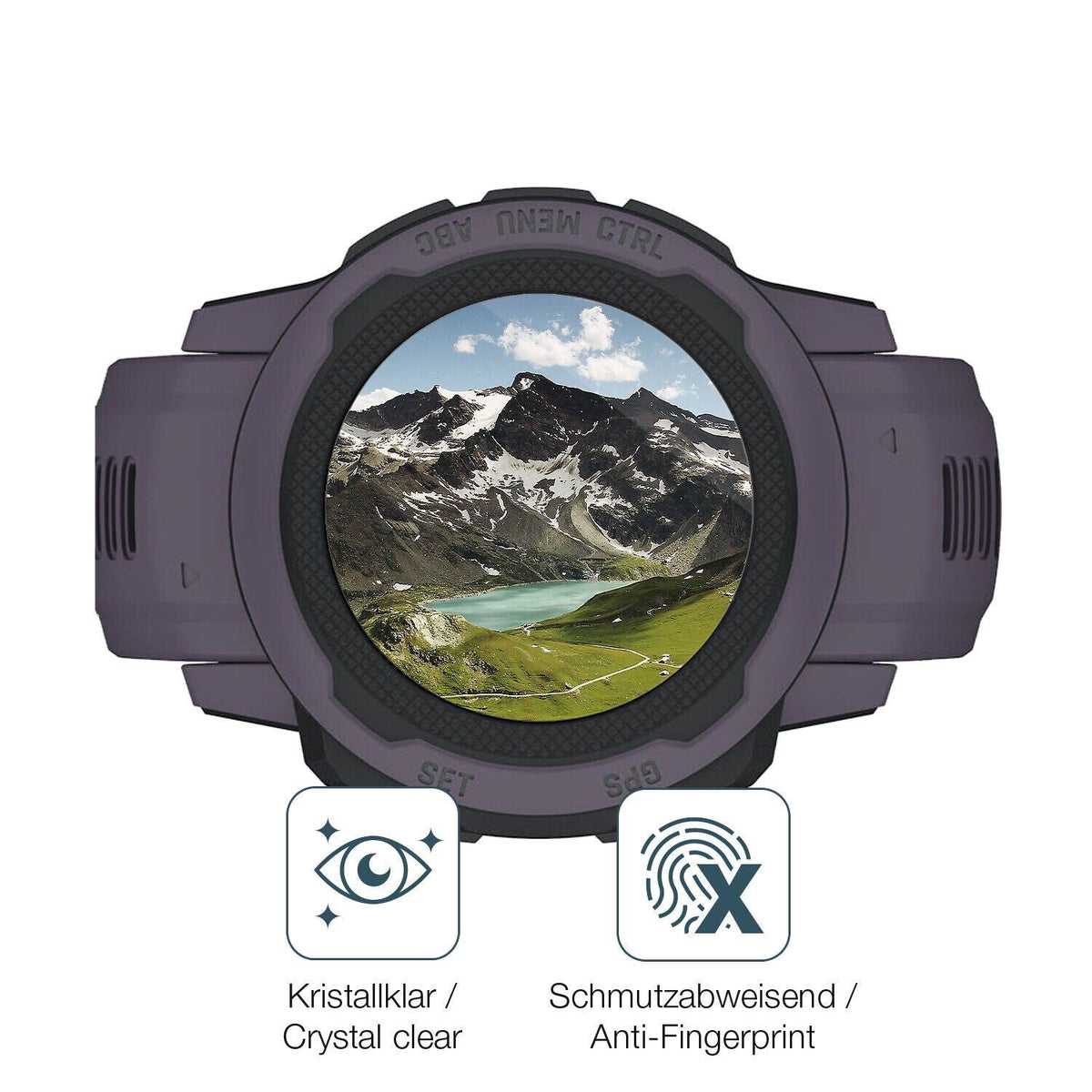 1x 9H Schutzfolie für Garmin Instinct 2S (45mm) Panzerfolie