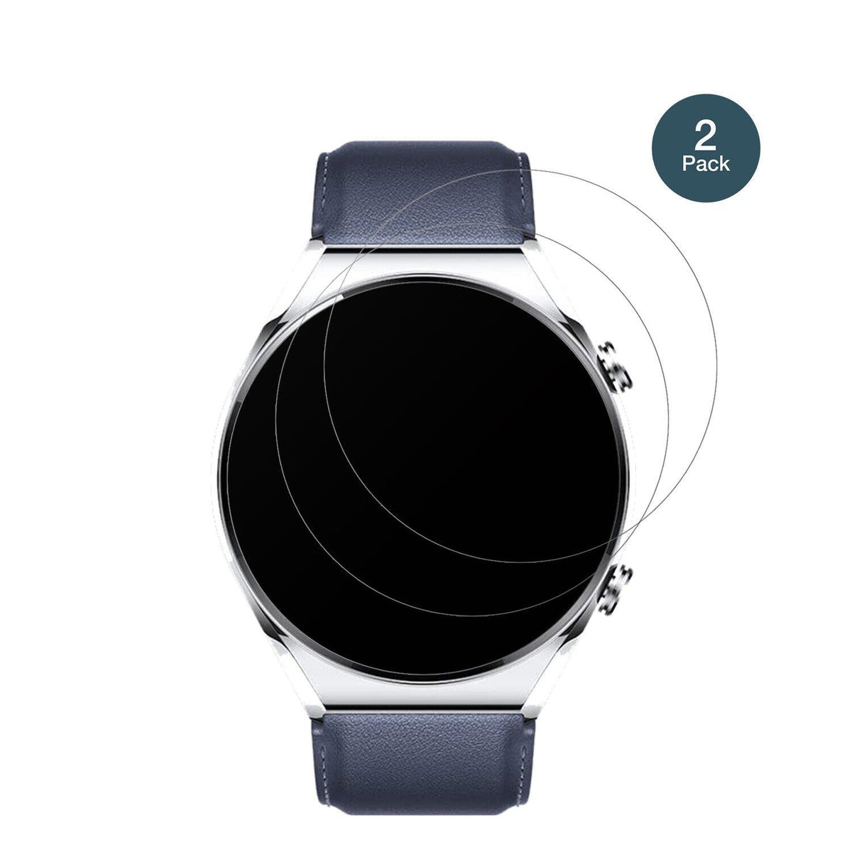 1x 9H Schutzfolie matt für Xiaomi Watch S1 Panzerfolie