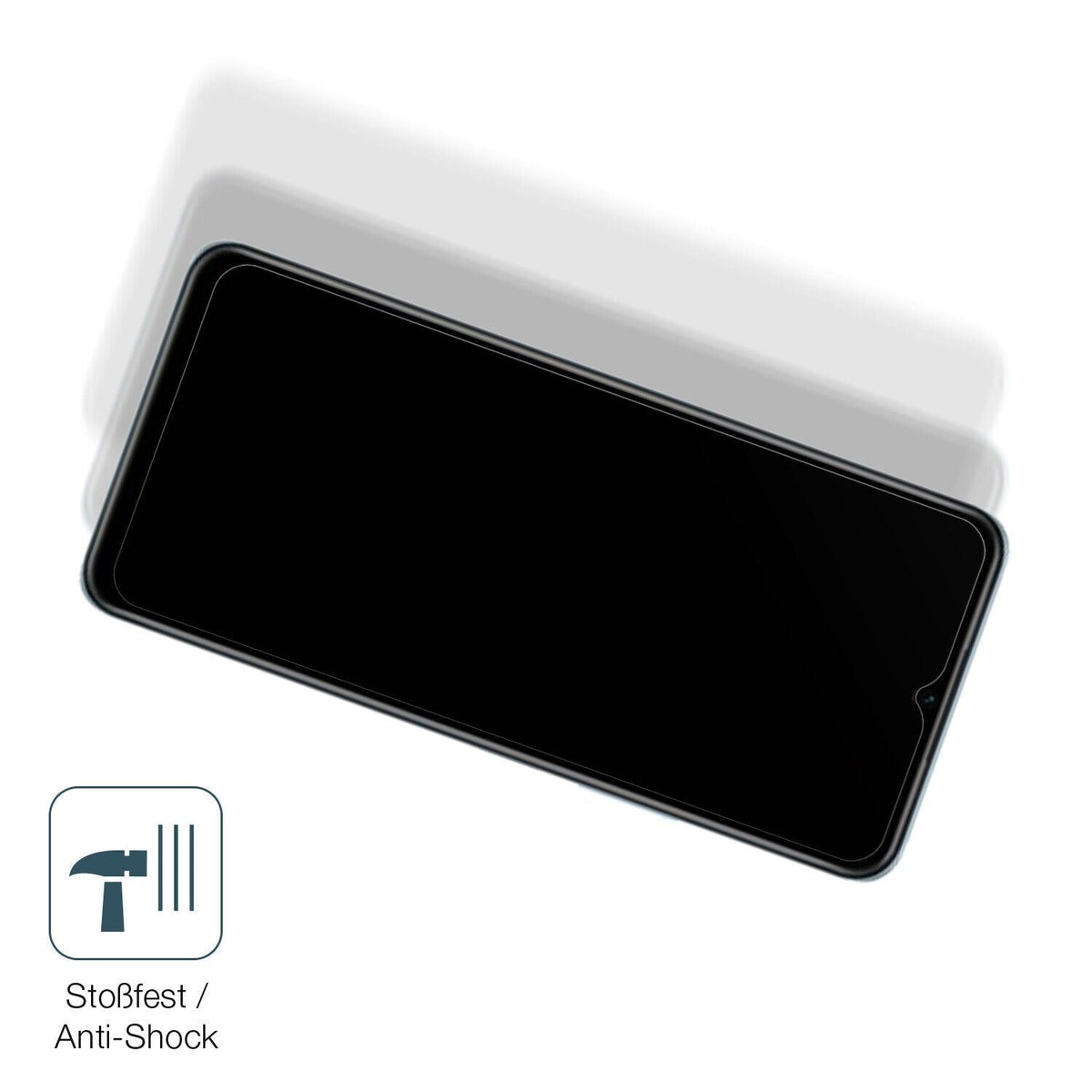 1x 9H Schutzfolie matt für Vivo Y55s 5G Panzerfolie
