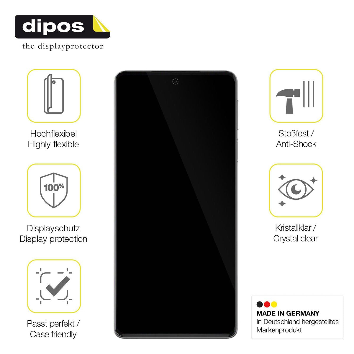 2x 3D Full Cover Schutzfolie für Motorola Edge Plus 2022