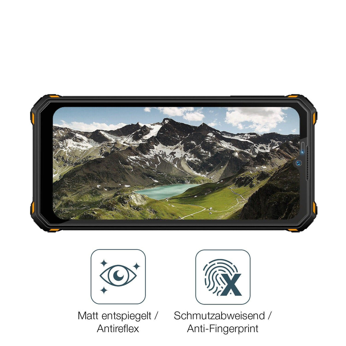 1x 9H Schutzfolie matt für Oukitel WP15 Panzerfolie