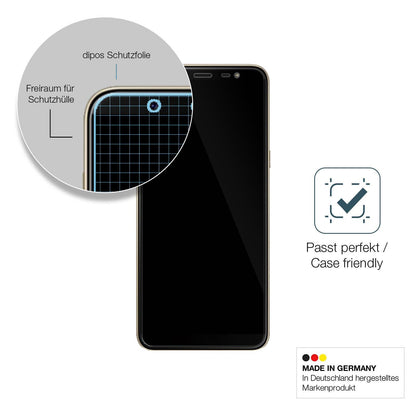 1x 9H Schutzfolie für Samsung Galaxy J8 Panzerfolie