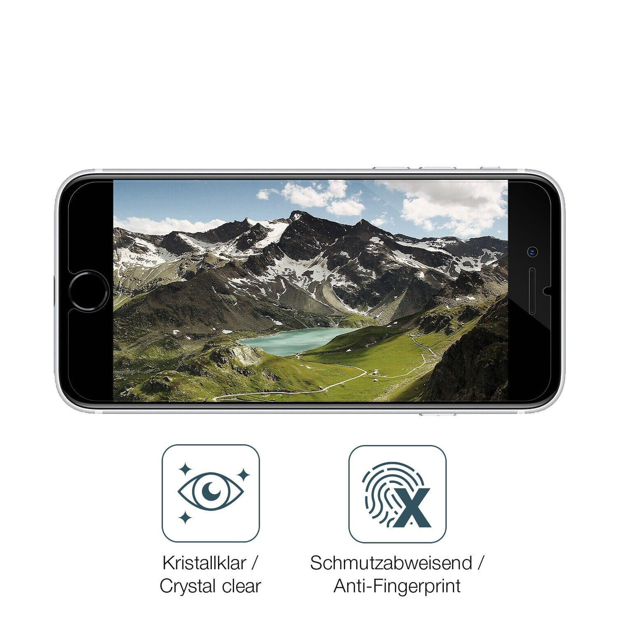 1x 9H Schutzfolie für Apple iPhone SE (2022) Panzerfolie