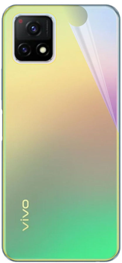 2x 3D Full Cover Schutzfolie für Vivo Y32 Rückseite