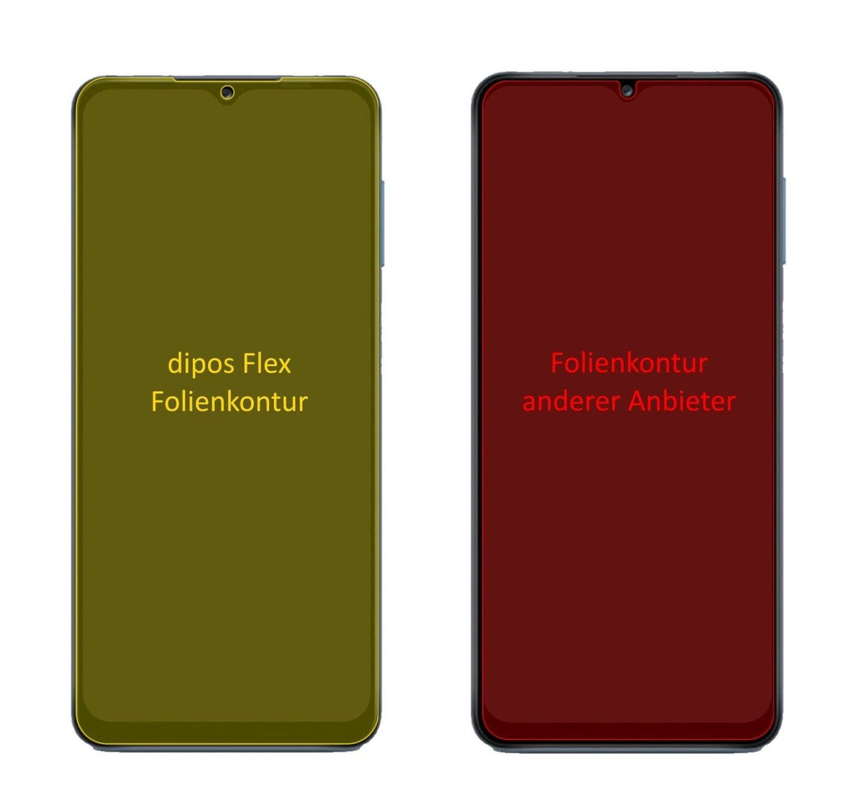 2x 3D Full Cover Schutzfolie für Samsung Galaxy A13 5G