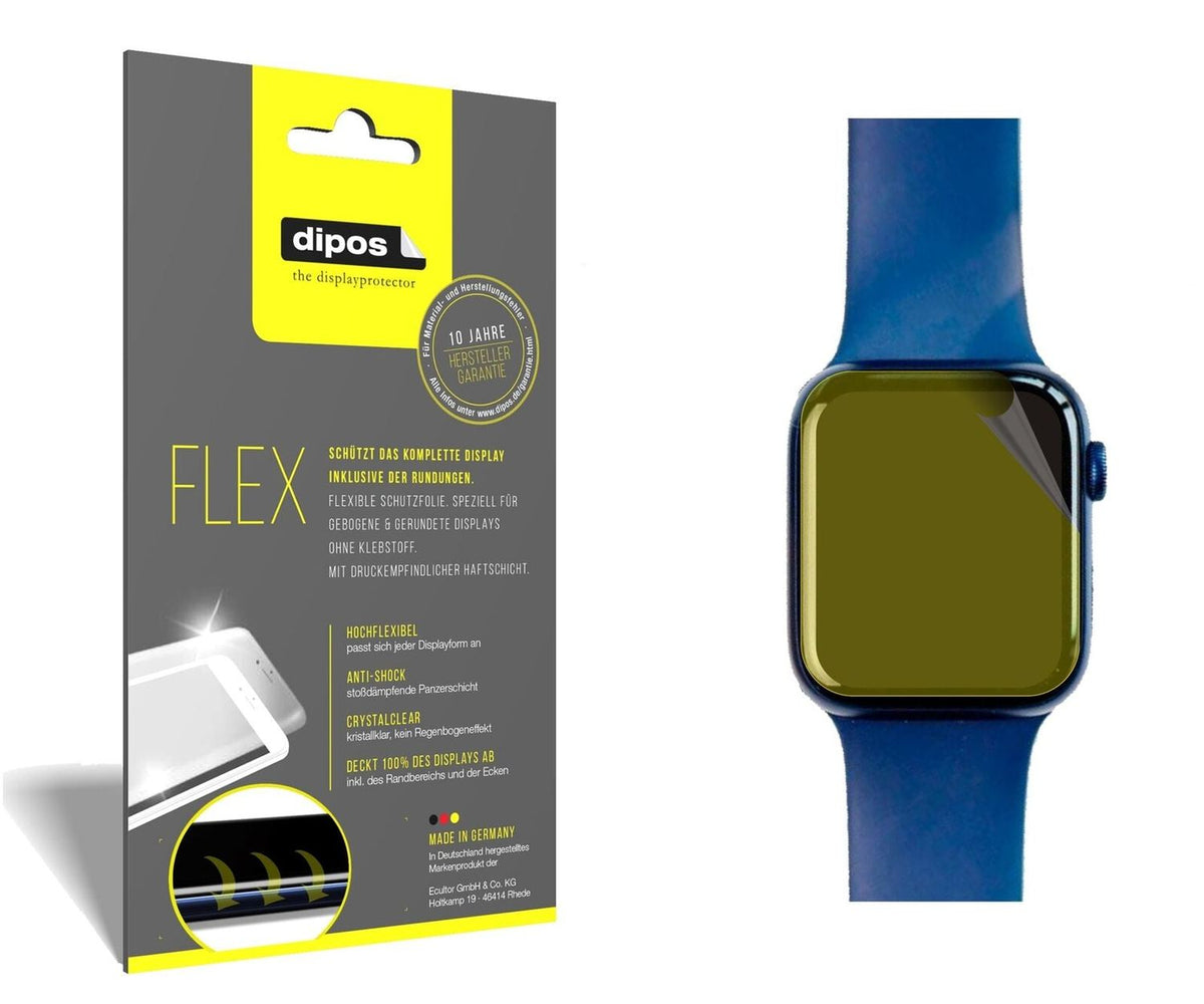 2x 3D Full Cover Schutzfolie für Apple Watch Series 7 (45mm)